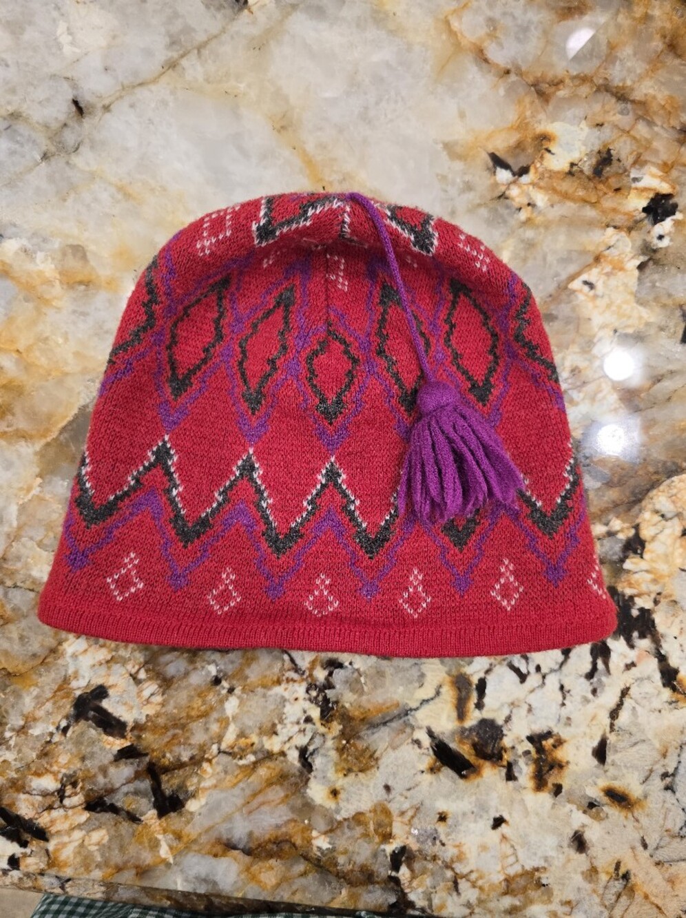 RARE Vintage 1990's Patagonia Ski Hat Made In France Lightweight OS